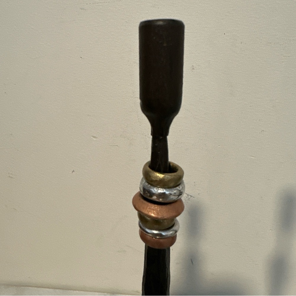 Luis Marques Handmade Modern
Minimalist Style Iron W/ Metal
Rings Candlestick - Picture 3 of 16